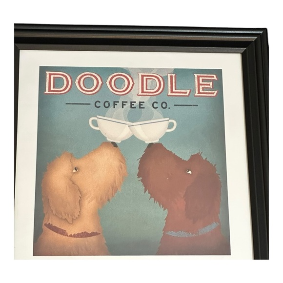 Framed Doodle Brewing Company Print 🎄🐾 Christmas Gift Goldendoodle Labradoodle - Picture 3 of 10